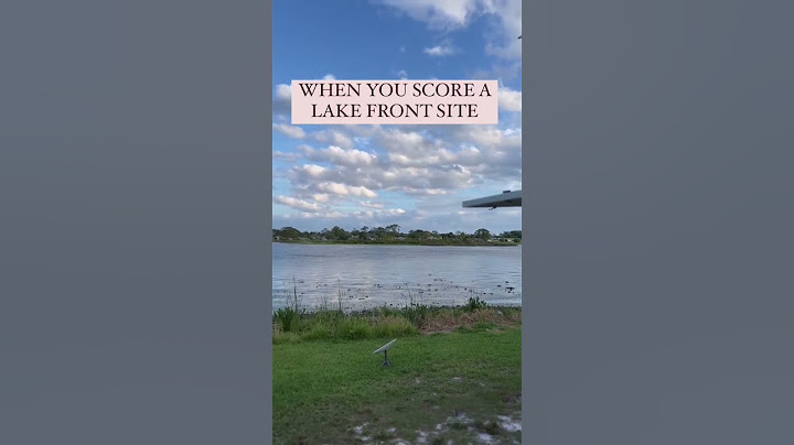 Lakefront Camping in Florida #camping #rvlife