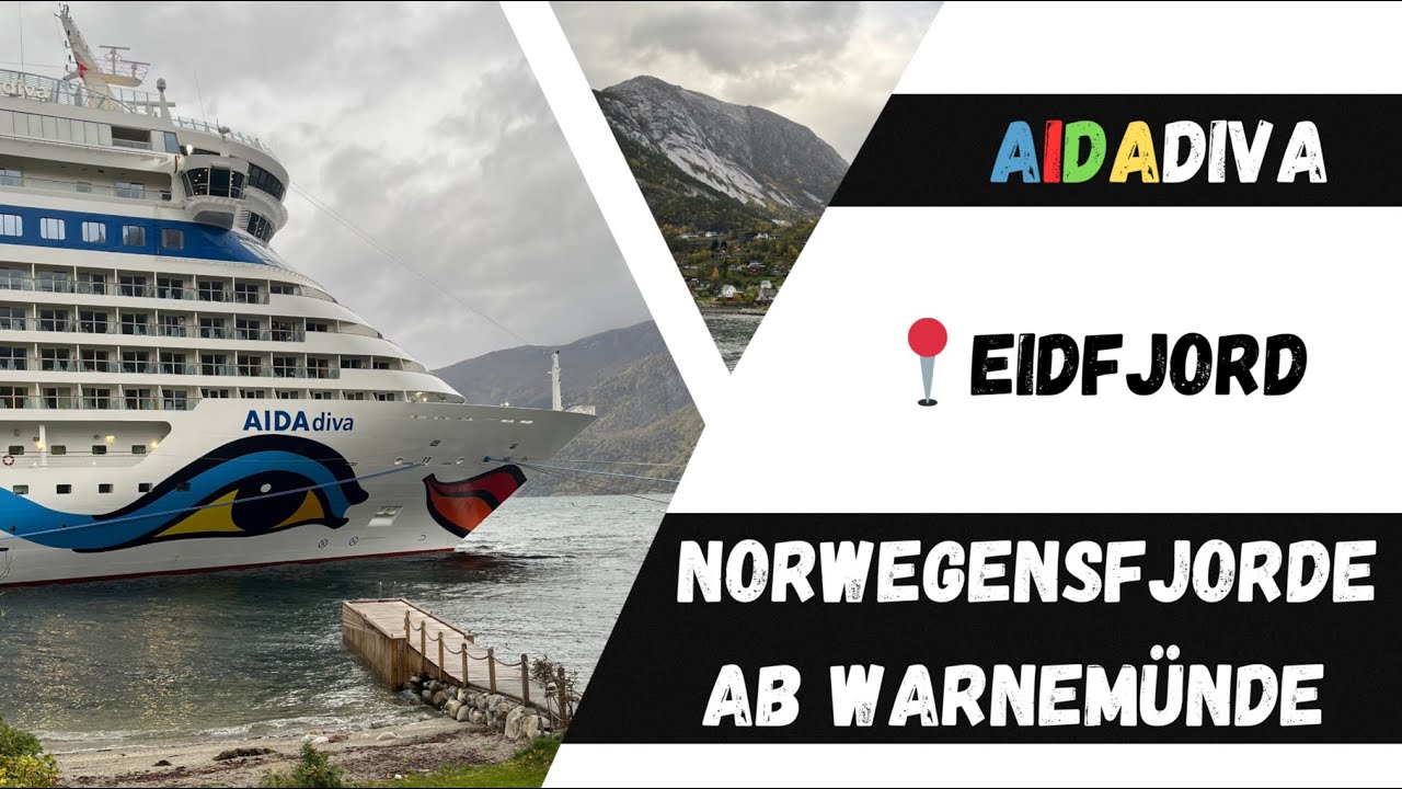 Letzter Hafen Eidfjord mit AIDAdiva 😢🇳🇴 | [Norwegen#6]