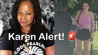 A Karen Stops A Sista From Entering Into Her Apartment Complex