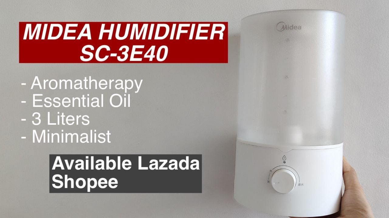 (2024) Humidifier Essential Oil by MIDEA SC3E40 Initial Unboxing Set Up Tutorial TAGALOG