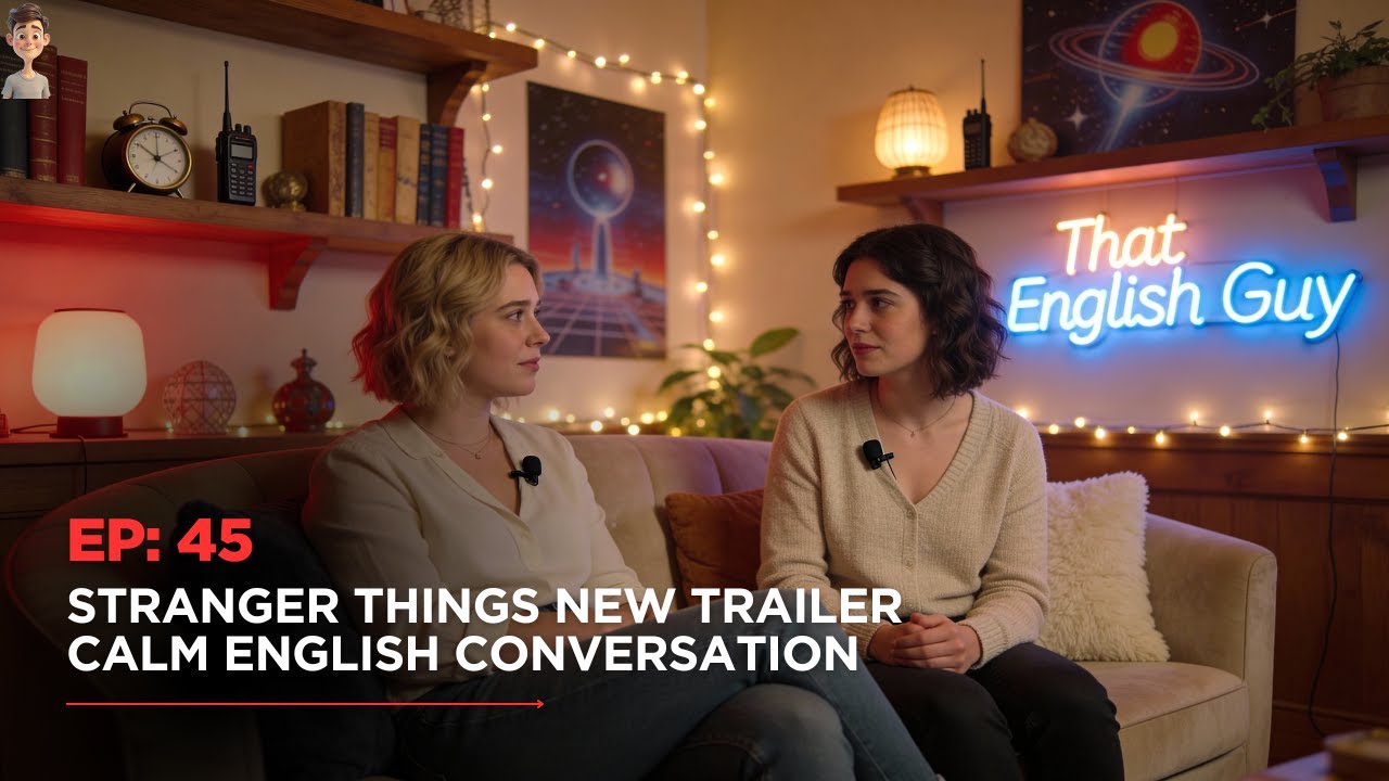 Новый трейлер сериала «Очень странные дела» | Спокойная английская разговорная речь | Изучайте ес...
