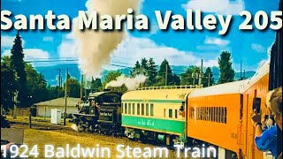 Santa Maria Valley 205 | 1924 Baldwin Steam Locomotive Ride in Oregon 🚂