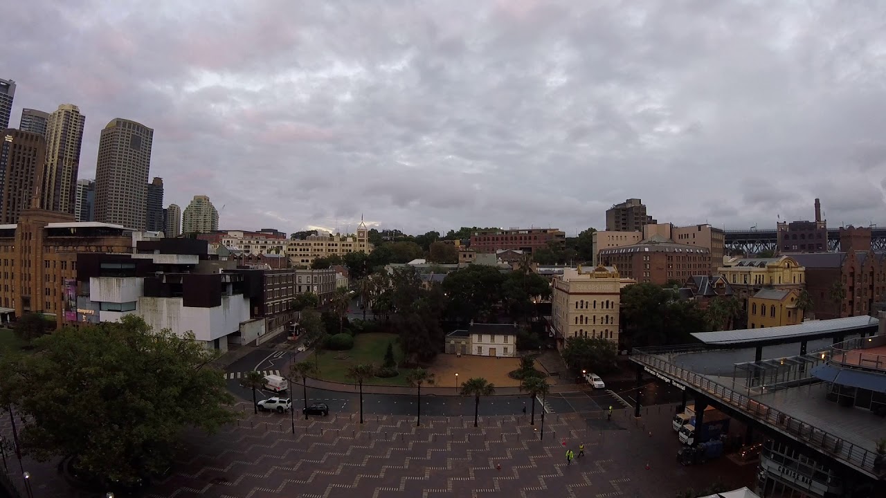 Ship Parking in Sydney Harbour Dock Timelapse