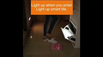 Motion Sensor LED  Light USB Rechargeable Wardrobe Closet Night Light For In & Outdoor Wall Lamps