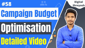 What is Campaign Budget Optimization & and CBO Strategies | Facebook Ads Course | Digital Shreyash