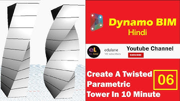 Create A Twisted Parametric Tower In 10 Minute Dynamo BIM Tutorial