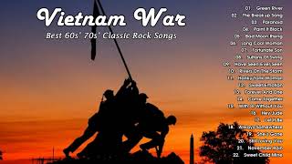 Vietnam War🎸Best Rock Songs Vietnam War Music🎸Top 100 Vietnam War Songs🎻Best Classic Rock Of 60s 70s