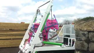 mini skip lorry 3.5 ton 4-ton lift test