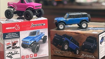 SCX30 Bronco and Redcat Ascent 32: Who wins the OOB contest?