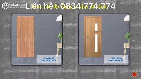 Những mẫu cửa nhựa ABS Hàn Quốc đẹp nhất năm 2021