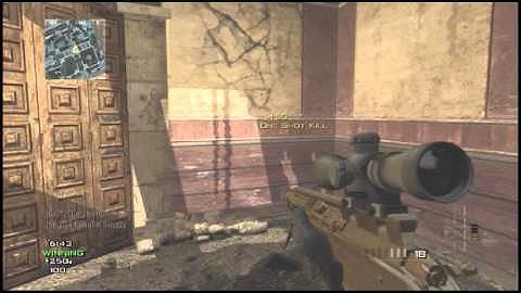 Epic Quick Scope kills! MW3