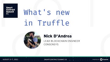 Nick D’Andrea: What’s New in Truffle