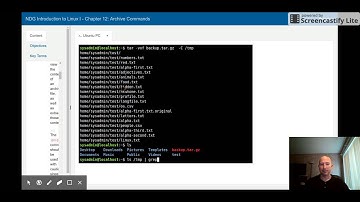 NDG Introduction to Linux I - Chapter 12 (Part 1 of 2)
