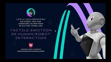 Tactile emotion in human-robot interaction