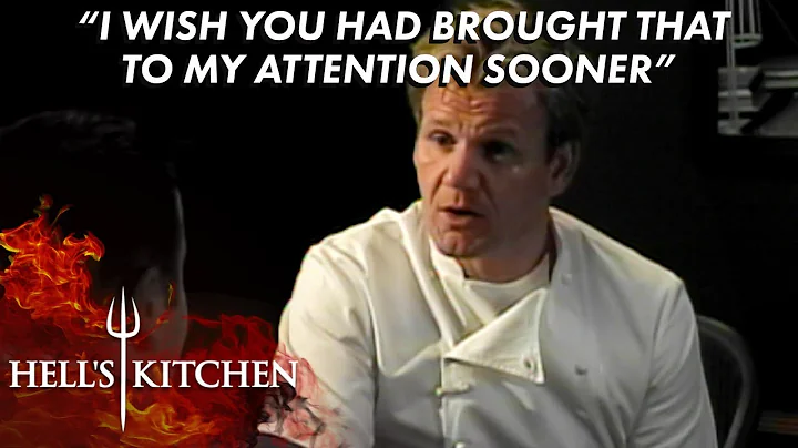Chef Robert Has An Emotional Chat With Gordon Rams...