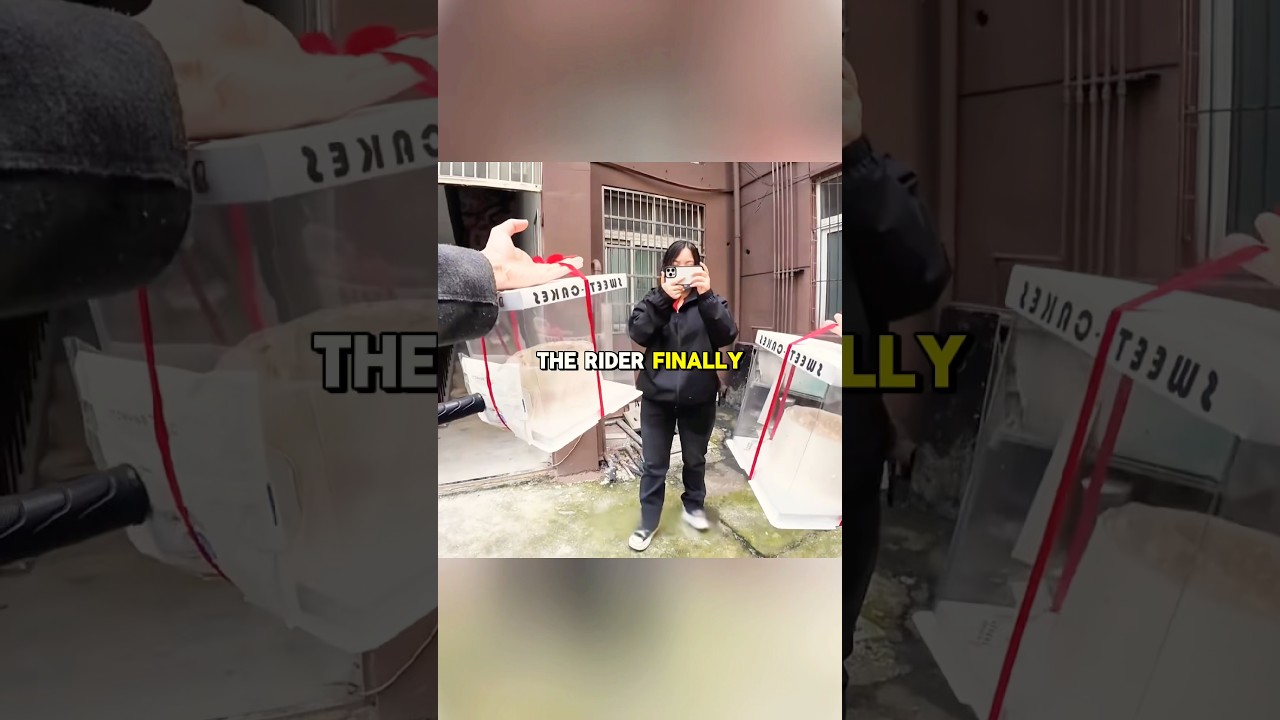 Chinese Delivery Rider Snaps After Customer Demands a 3-Layer Cake 🍰🔥