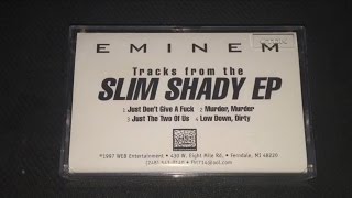 Eminem's "Demo Tape" Tracks from the Slim Shady EP Cassette Review