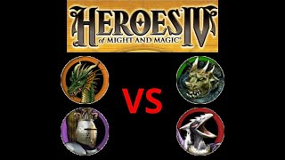 Heroes of Might and Magic 4 - Demosmoki vs Gargantuanie i Ptaki Gromu vs Czempioni