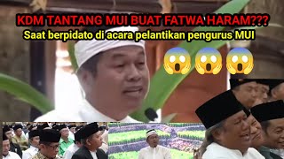 Kdm Tantang Mui Membuat Fatwa Haram Saatacara Pelantikan Pengurus Mui Jawa Barat