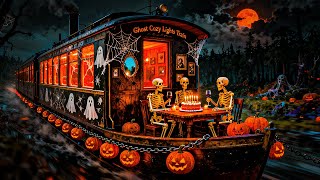 Best Relaxing Halloween Spooky Music 🎃 Haunted Halloween Train Ambience 🎃 Scary Halloween Music