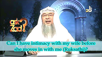 Having intimacy with my wife while she