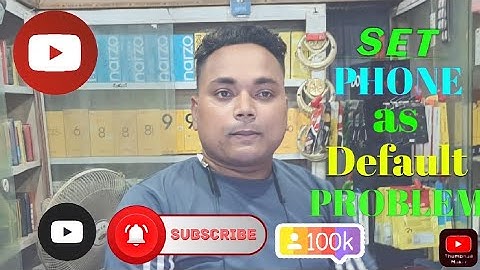 Set phone as default phone only start & receive calls if it