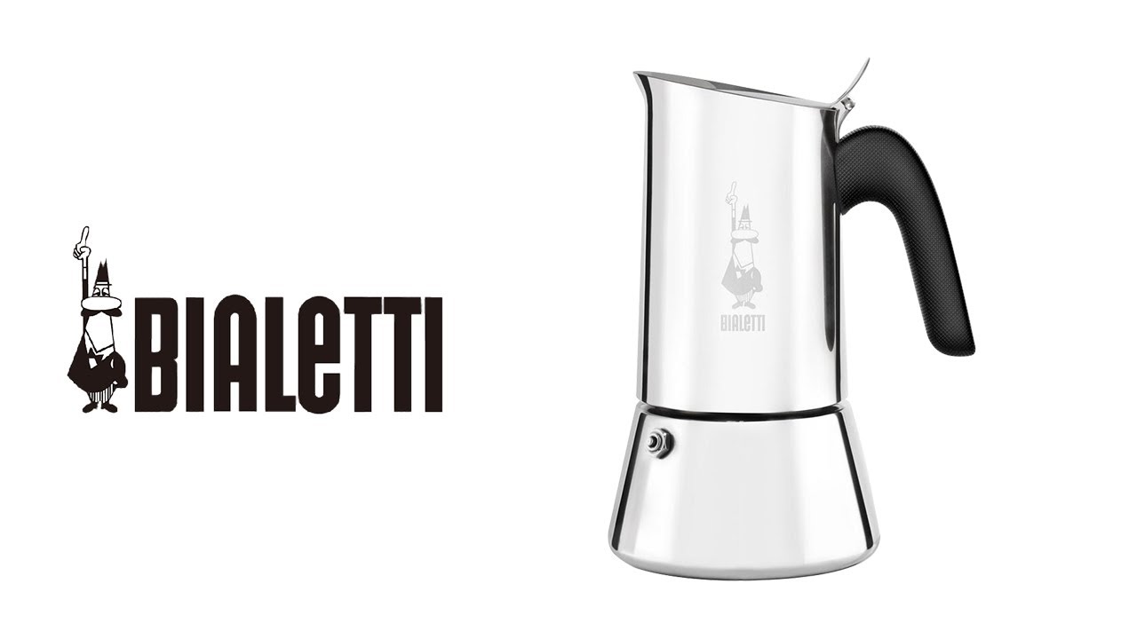 BIALETTI Venus Induction Moka Pot Espresso Coffee Maker, Silver, ( 6