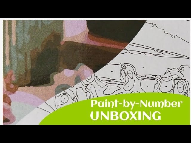 Paint by number unboxing from Canvas by Numbers 