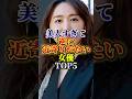 美人すぎて逆に近寄りがたい女優 TOP5#橋本環奈#女優#雑学