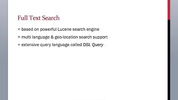 Full Text Search with ElasticSearch