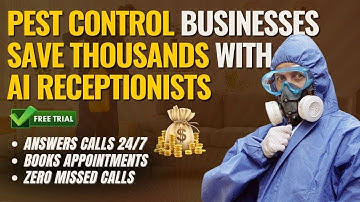 Pest Control Businesses Save Thousands With AI Receptionists | Automate Appointments #AICallAgent