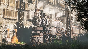 Old train station - My 3D Artwork project with maya and Unreal Engine 5