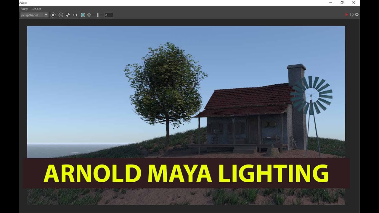 Arnold Maya Lighting Tutorial Exterior Mash, creating Arnold Maya Lighting Tutorial Exterior Mash, creating