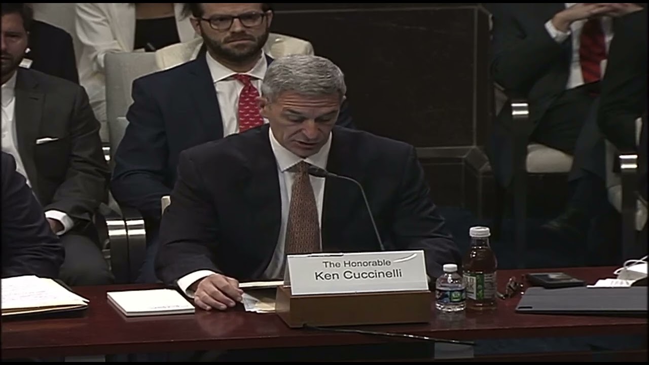 Honorable Ken Cuccinelli of the Election Transparency Initiative testifies at DC elections hearing