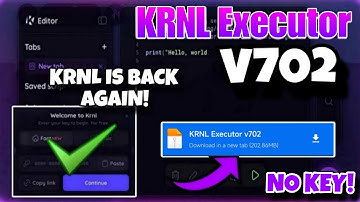 KRNL Executor Mobile New Update 🟣 krnl executor atualizado link direto 2025 + Script Blox Fruit Redz
