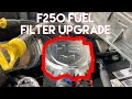 Mise  niveau du filtre  carburant f250 20172020  installation de conversion du filtre  carburant hs motorsports baldwin 