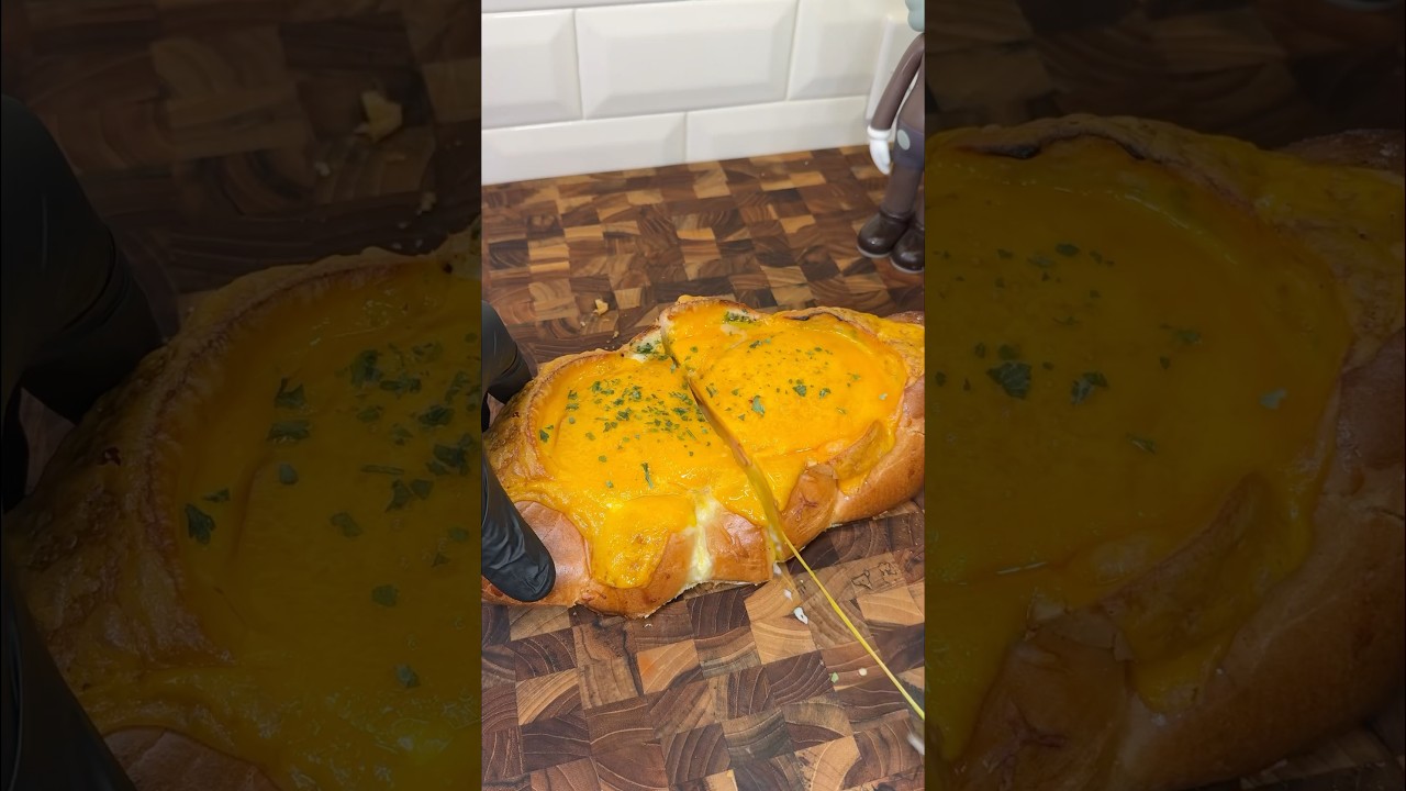 Ham and Cheese Egg Boat 