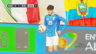Raoul Bellanova vs Ecuador - Debut por Italia - 24/03/2024