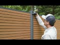 Newtechwood ultraeasy ground fencing installation guide