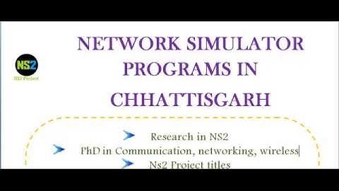 NETWORK SIMULATOR PROGRAMS IN CHHATTISGARH