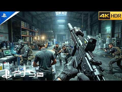 (PS5) Secretly Investigating a Cartel Warehouse | Ultra Realistic Gameplay [4K60FPS] Call of Duty