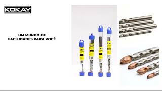 Brocas de Concreto - Vídea de Aço - KOKAY