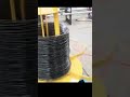 Wire straightening machine in action⚙️
