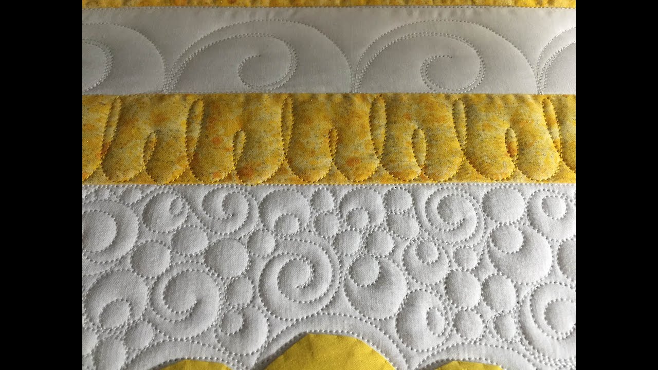 Quilting Clamshells on the Longarm with a Ruler YouTube