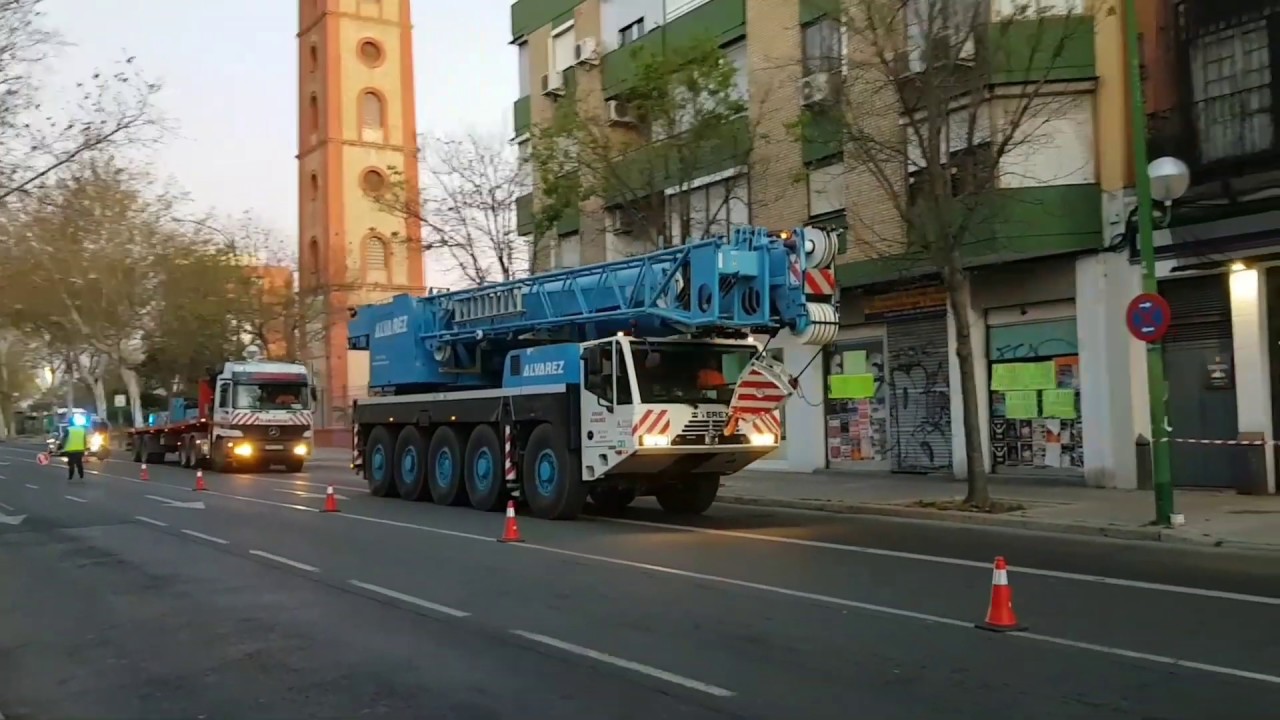 Demag ac120 gruas alvarez- montaje de grua torre liebherr 90ld por sancho toro sur