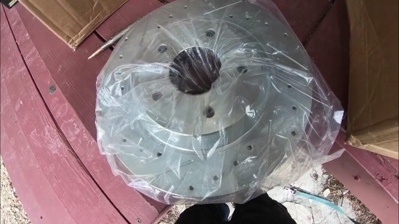 Installing Powerstop drilled and slotted rotors in c4 corvette YouTube