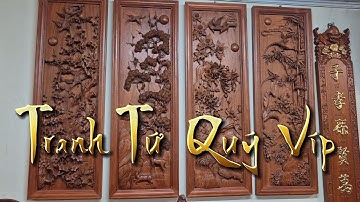 THANH LÝ TRANH TỨ QUÝ VÀ MÃ ĐÁO THÀNH CÔNG GỖ HƯƠNG ĐỎ VIP RẺ MỜI CÁC BÁC XEM ...