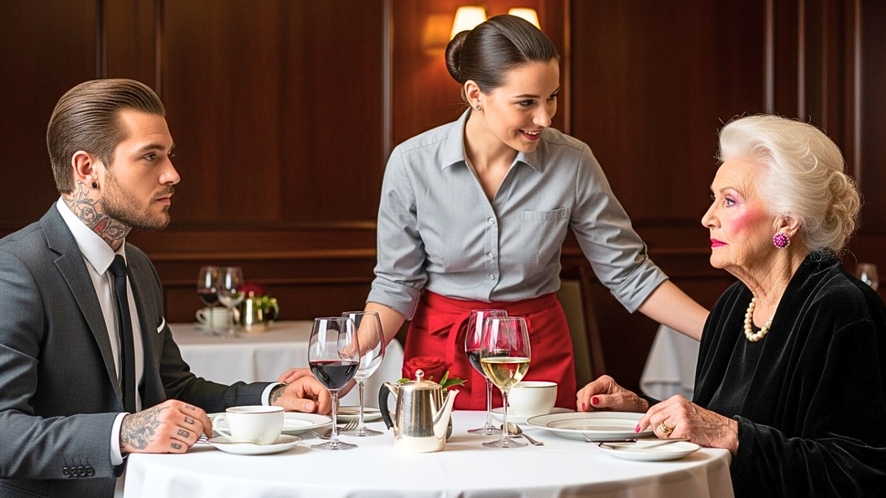 Waitress Speaks to Mafia Boss’s Russian Mother — Her Accent Shocks the Entire Room