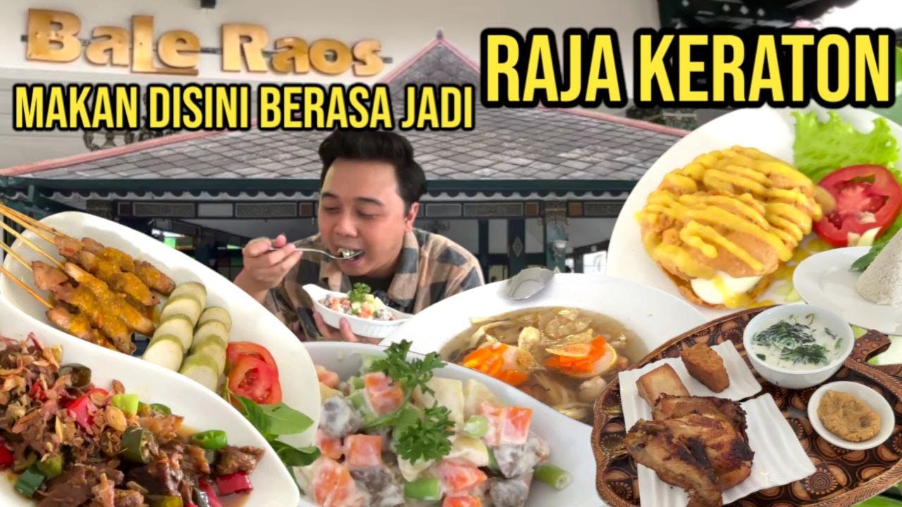 KULINERAN MEWAH ALA RAJA YOGYAKARTA : REVIEW MAKANAN DI BALE RAOS KERATON YOGYAKARTA