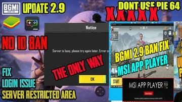 HOW TO FIX BGMI RESTRICT AREA | FIX HEAVY EASY NO FILES | BLUESTAKS MSI APP ERROR FIX 2.9 200% SAFE